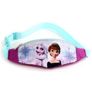 Disney Frozen Purple & Aqua Girls Fanny Pack/Belt Bag Travel School Toddlers